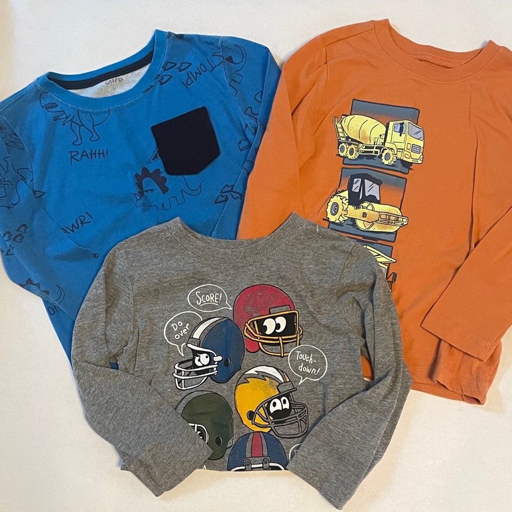 Toddler Graphic Long Sleeve Shirt bundle